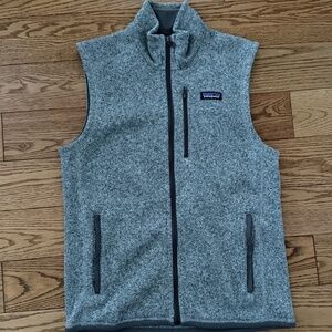 NWOT Patagonia Men's Better Sweater Fleece Vest in Stonewash, M